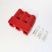 지게차충전기 배터리 밧데리 3핀 커넥터 50A /175A 전원 지게차 배터리 충전 극, 08 175A Red 1 pcs