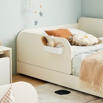 젠티스 높이조절가능한 침대안전가드 침대보호대120CM, 핑크 120cm
