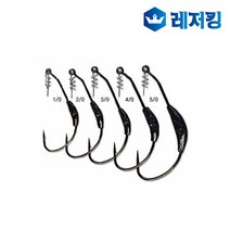 슈어캐치 신형 웨이트와이드훅 K210B 배스바늘, 5-0