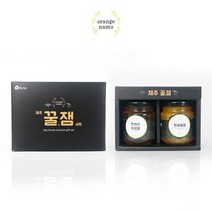 단독제작 제주벌꿀 제주한라봉잼 차세트 꿀세트 명절선물 설날 제주 꿀 잼 2종 선물세트 +쇼핑백 증정, 180g, 2병