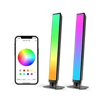 Sengled WiFi 스마트 LED 조명 바 TV 주변 조명 알렉사 Google Home과 함께 작동 오디오 동기화 게이밍 12W RGB 조도 조절 가능 앱 및 음성 제어 영화, 모던.