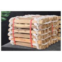 수직구조대 로프 사다리 미끄럼 방지 화재 인명 구조, 통나무40cm간격(3m)+이중고리