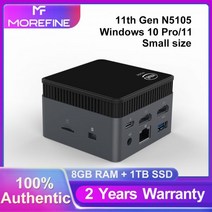 스틱PC 초 미니 PC MINIPC 안드로이드 피시 MOREFINE-M6S 게이밍 컴퓨터 인텔 N5105 8G LPDDR4 128GB 256GB Window10 pro 4K 6, 미국, 8G 256GB