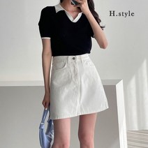 [천삼백케이] [에이치스타일] H스타일(SK)120면스커트봄신상스커트SK치마
