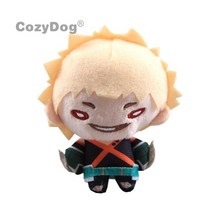 Anime My Hero Academia 플러시 키 체인 펜던트 Cartoon Academia 러블리 미도리 야 이즈쿠 바쿠 고 카츠키 인형 여성 선물, Bakugou Katsuki
