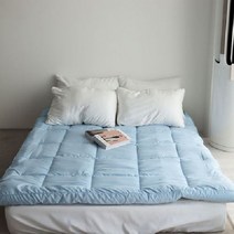 J리빙 포시즌 매트리스 토퍼 Q 블루 humak*3170EA