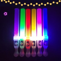 도매파티 야광 LED 파티 용품, 1개, 24-4 LED 막대 응원봉 노랑색_GCU65