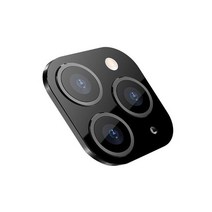 스마트폰망원렌즈 핸드폰망원렌즈 어안렌즈 새상품 iPhone X XS 용 카메라 렌즈 커버 폰 11 프로용 최대 초, 한개옵션1, 01 black