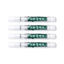 잘지워지는 동글한 닢 물백물 1p White 분필잉크, 상세페이지참조