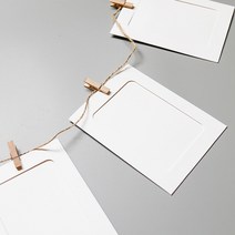 가랜드 종이 액자세트 6개 포토존 자취방 원룸 셀프 돌 백일상 꾸미기