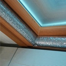 배관보온재 은박단열제 창틀보온제 보일러관 보온테이프, 보온매직테이프빨강1롤