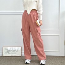 스리몰 골덴 카고 조거 와이드 팬츠