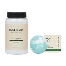 버블데이 가루입욕제 360g + 배쓰밤 유칼립투스 100g, 1세트