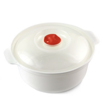 아파트삼십이 마이크로 웨이브 팟 쿠커, 화이트, 3개