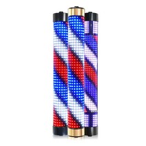 가게 외부 조명 간판 LED 램프 바버샵 미용샵 사인볼, 검정흑백15x125cm125후크포함