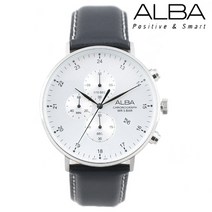 [ALBA] 세이코 알바 50M방수 크로노그라프 손목시계 AM3615X1