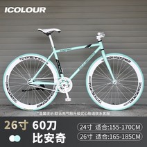폴딩자전거 빈티지 미니벨로 클래식 입문용 경량 브레이크 경주 가벼운, 비앙키  26인치-60