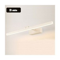 카페 모던 방수 실외 외부 벽등 간접조명 인테리어 설치 모던한 미니멀리스트 욕실 벽 램프 거울 전면 실내 조명 안개 전등 알루미늄 Led, 옵션-05.B WHITE, 옵션-01.L110cm 24W, Warm White (2700-3500K)