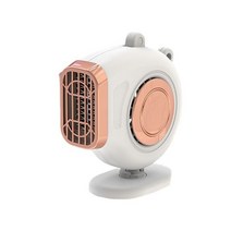 차량용 히터 온풍기 난로 12V24V 휴대용 자동차 전기 난방 팬 운전 성에 제거 건조기 앞 유리 김서림, 자동차용 흰색 12V