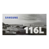 삼성 MLT-D116L 정품 토너 SL-M2675FN SL-M2875 M2626, 블랙, 4개