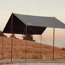 로티캠프 RCE 300D 블랙코팅 캠핑 렉타 그늘막 타프 대형 400*300