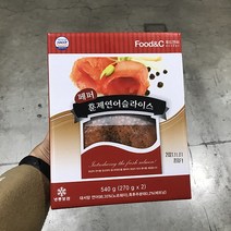 푸드엔씨 FOOD&C 푸드엔씨 훈제연어 페퍼 슬라이스 270g 2팩, 2개, 단품