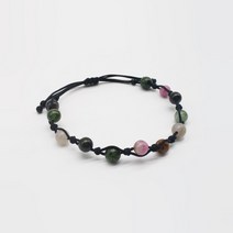 [바보사랑] 라온 토르마린-Tourmaline-투어머린 원석 매듭팔찌[펄린]
