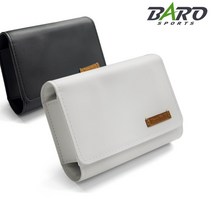 바로스포츠 골프 거리측정기케이스 레인지파인더 가죽 파우치, 거리측정기 케이스 블랙