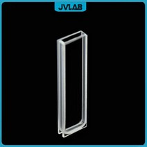 분광 광도계용 유리 큐벳 (액체 샘플 셀) 07 ml 광 경로 2 mm 흡수 셀 프릿 소결 기술 2pk