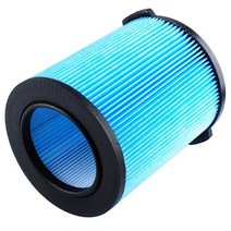 리지드 샵을위한 교체 필터 VAC 6-20 갤런 3 층 Pleated Paper 진공 필터 WD1450 WD0970 WD1270 WD09700 WD06700 WD1680, 하나, 블루 & 블랙