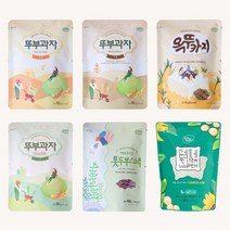 쿠키아 뚜부과자 고소한 두부과자 50g 6봉, 템페칩 50g 6봉, 6개