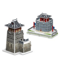 아트박스/퍼즐사랑 30피스 우드락 입체퍼즐 - 서북공심돈과 동북공심돈
