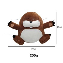 Aolaite The cutest plush toy 국경을 초월한 신제품 사전 판매 몬티 두더지 봉제 슈퍼 마리오 파티 두더지 봉제 인형, 몰, 20cm
