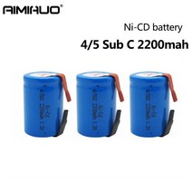 보쉬 충전 배터리 1-20pcs 45 sub c sc ni-cd 1.2v (bosch, 20개