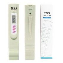 세균측정기휴대용 TDS 디지털 물 테스터 테스트 펜 수질 분석 미터 수족관 용 순도 검사 0-9999 PPM, 02 paper, 02 paper