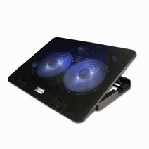 포엘지 노트북 쿨링 받침대 LGC-S1, 블랙