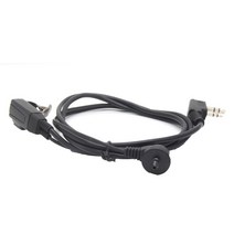 디지털무전기 업무용무전기 생활무전기 워키토기 2pin Covert Acoustic Air Tube FBI Headset Earpiece Sec, 한개옵션0