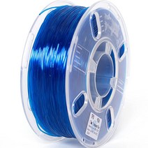 PRILINE 고속 인쇄 95A TPU 유연한 3D 프린터 필라멘트 1.75MM 1KG 스풀 반투명 옐로우, Blue