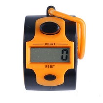 칼라 디지탈 카운터기 (디지털계수기 A타입 -) 숫자 카운터 계수기, 오렌지, 1개