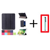 COCOGOGO 갤럭시탭S2 9.7 Wi-Fi SM-T813 케이스+터치펜, 브라운