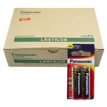 파나소닉건전지 40개입(1통) AA(LR6)1.5V 알카라인배터리/카드형포장, 1통, 40개입