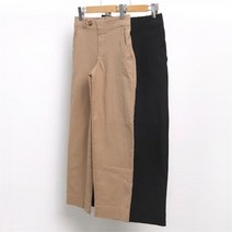 강물처럼 빅사이즈사랑해요 6332L009 버튼 코튼 일자 팬츠 MD (6013428)