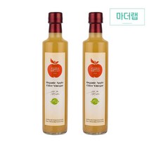 안드레아밀라노 유기농 애플사이다 식초, 500ml, 2개