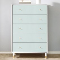 픽시 3단 5단 와이드 체스트 속깊은 옷 안방 서랍장 세트 파스텔 핑크 화이트 블루 민트 600 800 엔틱 화장대 대형 거실 서랍, 픽시 5단 800 서랍장