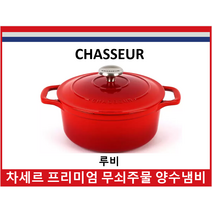 차세르 무쇠냄비 차세르 프리미엄 무쇠 냄비 20cm, 1개, 그린