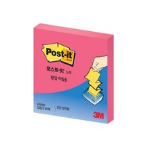 포스트잇 슈퍼스티키 팝업 리필 90매입, 딥핑크, 5개