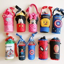 유아 어깨끈 스트랩 보냉 물병파우치 물통 주머니, 02.캡틴 네오프랜