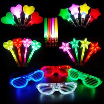 도매파티 LED 응원 용품 응원봉 콘서트 체육대회 야광봉 스틱 도, 미니하트 응원봉 옐로우(GCU50)