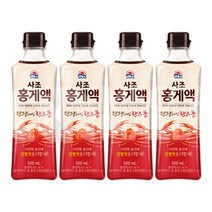 (메카몰) 사조대림 해표 홍게액 500ml, 4개