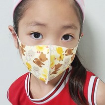 국내생산 자체제작 유아 아동 주니어 3D 입체 마스크_동물친구들